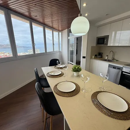Апартаменти Con Vistas Al Mar Piso 16 Y A 5 Min De La Playa De Canteras Casa Carmela Лас-Пальмас-де-Гран-Канарія