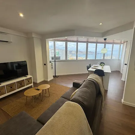 Con Vistas Al Mar Piso 16 Y A 5 Min De La Playa De Canteras Casa Carmela ラスパルマス・デ・グランカナリア