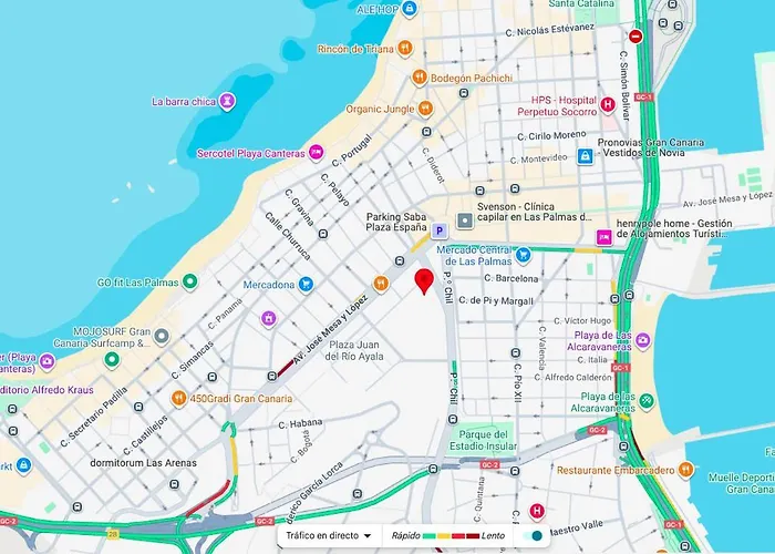 Con Vistas Al Mar Piso 16 Y A 5 Min De La Playa De Canteras Casa Carmela アパート ラスパルマス・デ・グランカナリア