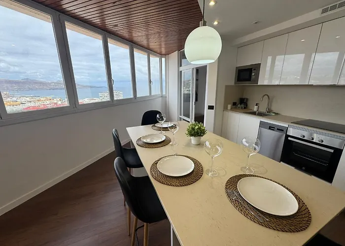アパート Con Vistas Al Mar Piso 16 Y A 5 Min De La Playa De Canteras Casa Carmela ラスパルマス・デ・グランカナリア