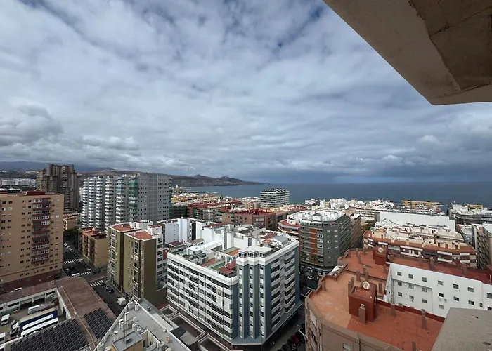 Con Vistas Al Mar Piso 16 Y A 5 Min De La Playa De Canteras Casa Carmela * Las Palmas de Gran Canaria