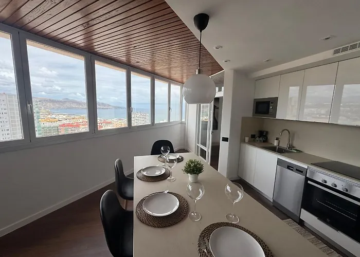 Daire Con Vistas Al Mar Piso 16 Y A 5 Min De La Playa De Canteras Casa Carmela Las Palmas de Gran Canaria
