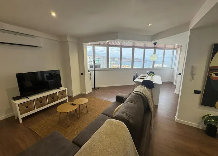 Con Vistas Al Mar Piso 16 Y A 5 Min De La Playa De Canteras Casa Carmela ラスパルマス・デ・グランカナリア